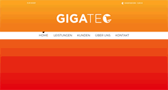 Desktop Screenshot of gigatec.de